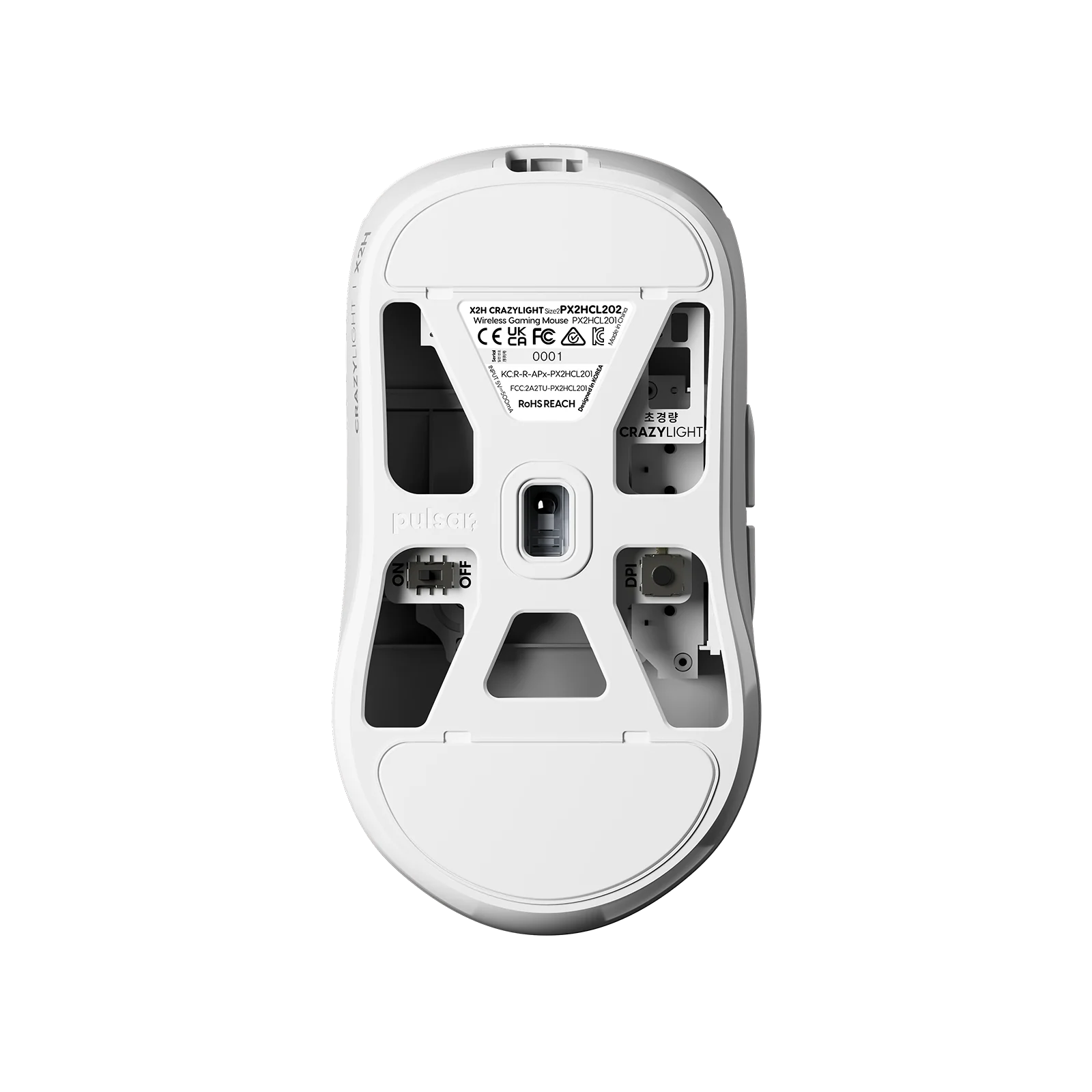 X2H CrazyLight Medium Gaming Mouse - Image 6