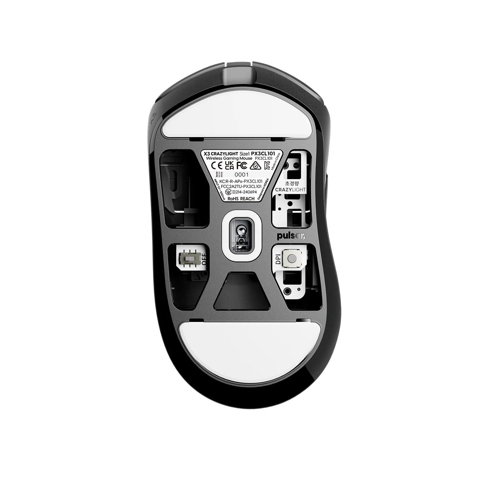 X3 CrazyLight Medium Gaming Mouse - Image 3